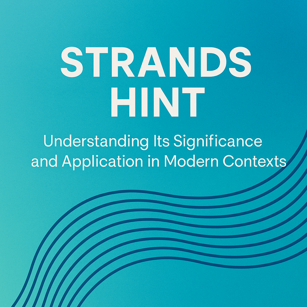 Strands Hint