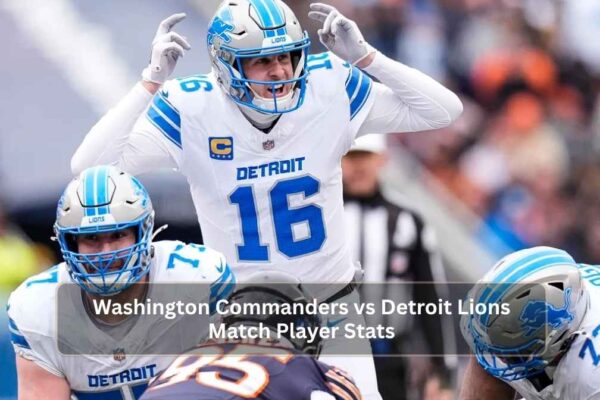 Washington Commanders vs Detroit Lions Match Player Stats