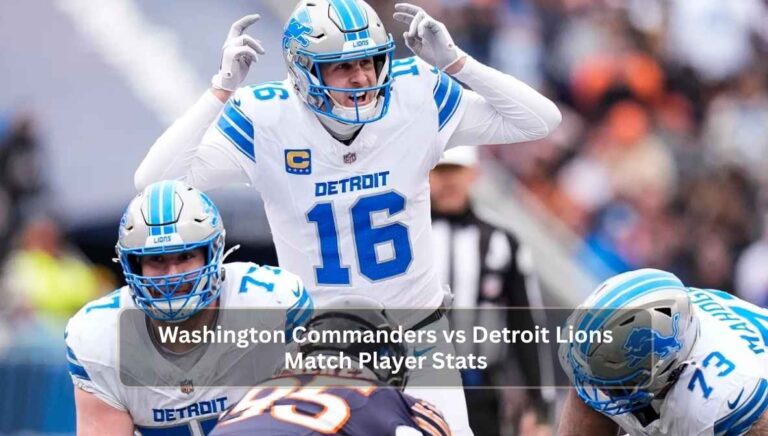 Washington Commanders vs Detroit Lions Match Player Stats
