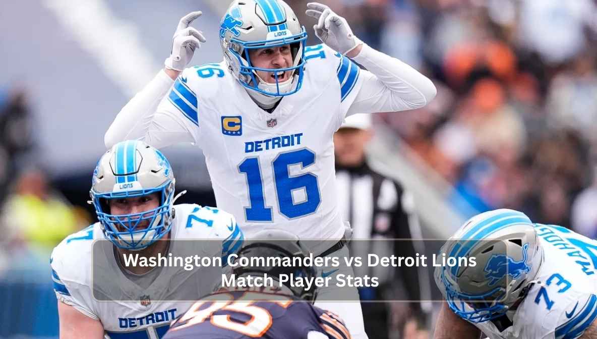 Washington Commanders vs Detroit Lions Match Player Stats