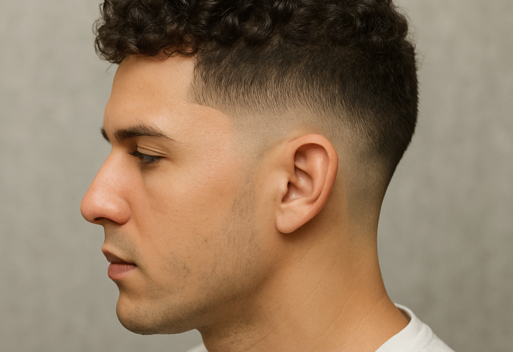 Drop Fade for Curly Hair