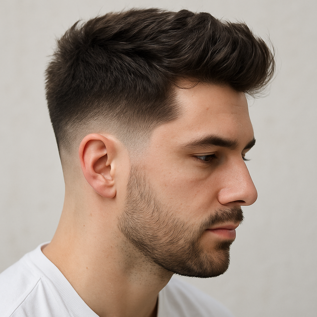 Low Taper Fade for Thick Hair
