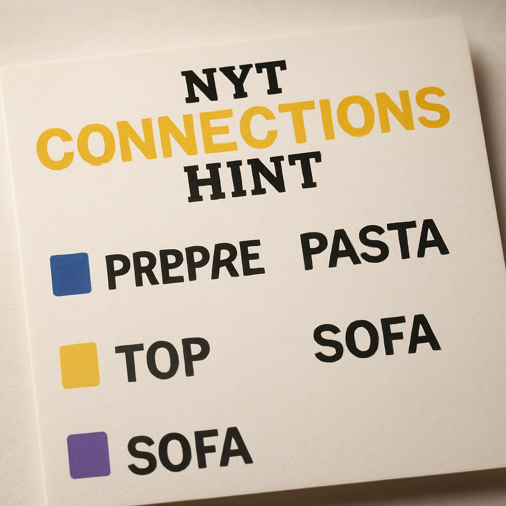 NYT Connections Hint